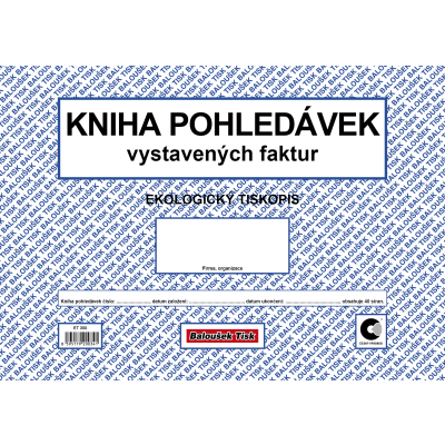 Kniha pohledávek vystavených faktur A4 (ET 350)