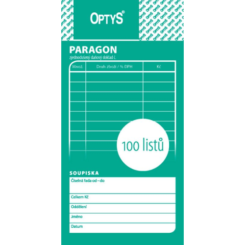 Paragon 100 listů (OP 1070)