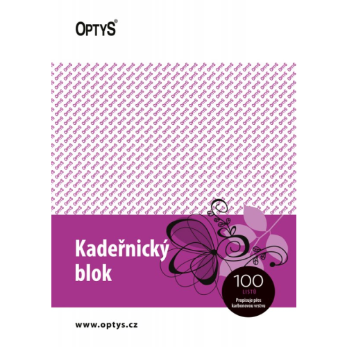 Kadeřnický blok A5 100 listů (OP 1271)