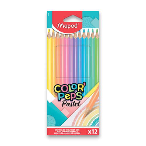 Pastelky Color’ Peps pastel 12 barev
