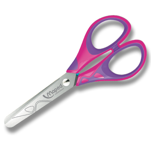 Nůžky Maped essential soft 13 cm růžová