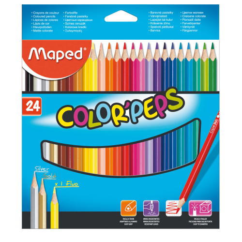 Pastelky Maped Color’Peps - 24 barev
