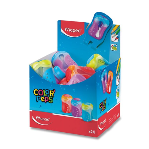 Ořezávátko Maped Color Peps - s odpadní nádobkou - 2 otvory